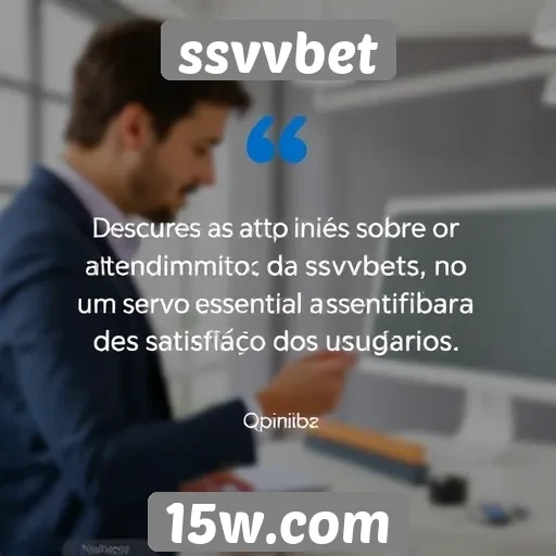 Opiniões de usuários sobre o atendimento ao cliente ssvvbet